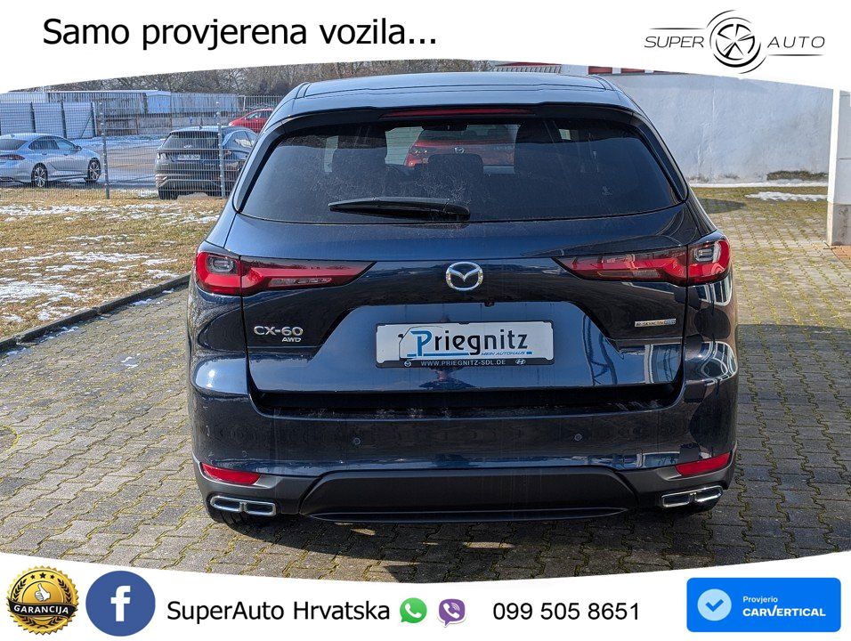 Mazda CX-60 2.5 e-Skyactiv (328 KS) AWD Automatic MATRIX+GR SJED+KAM