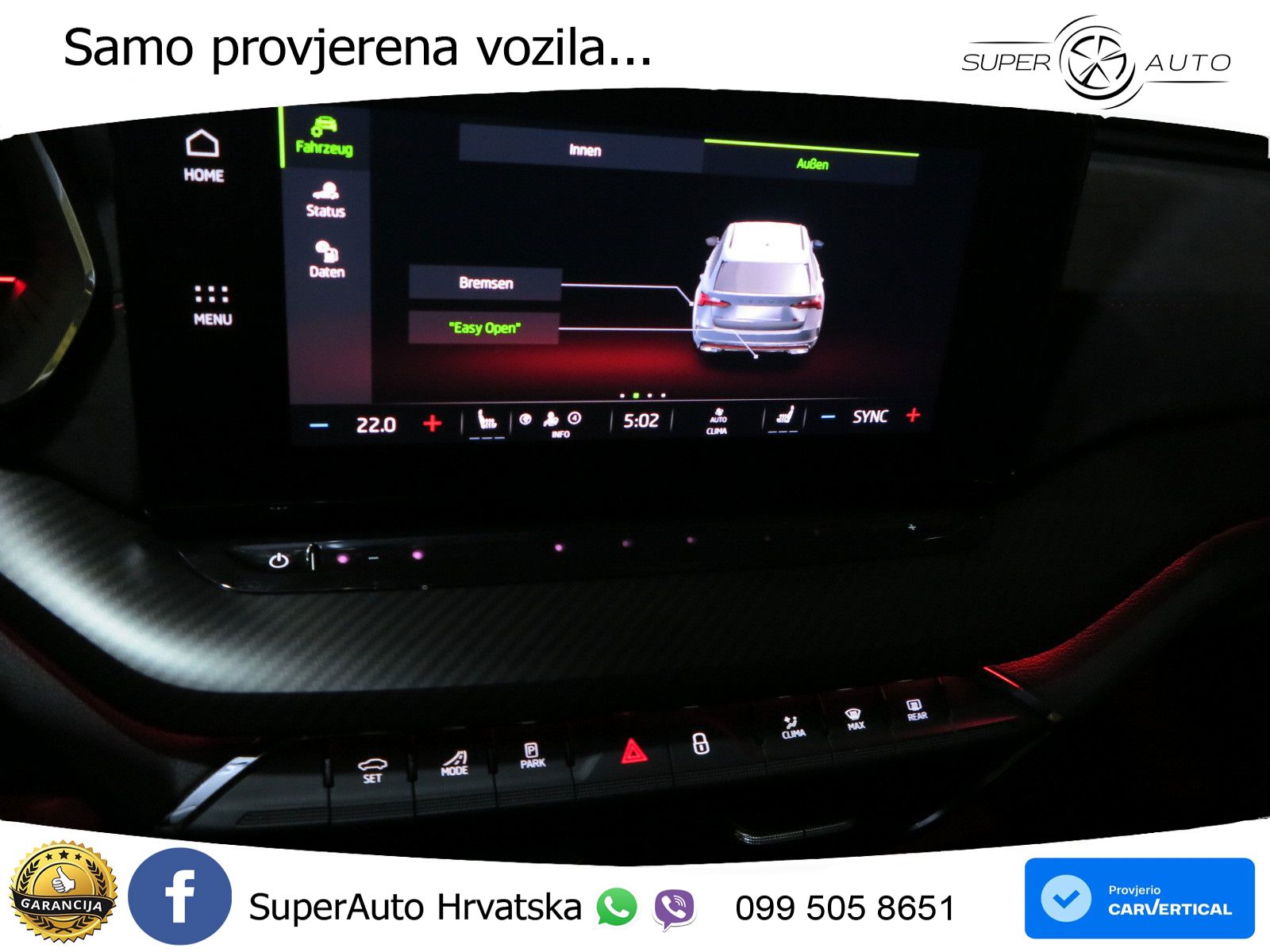Škoda Octavia Combi RS 2.0 TDI (200 KS) 4x4 DSG LED+GR SJED+ACC
