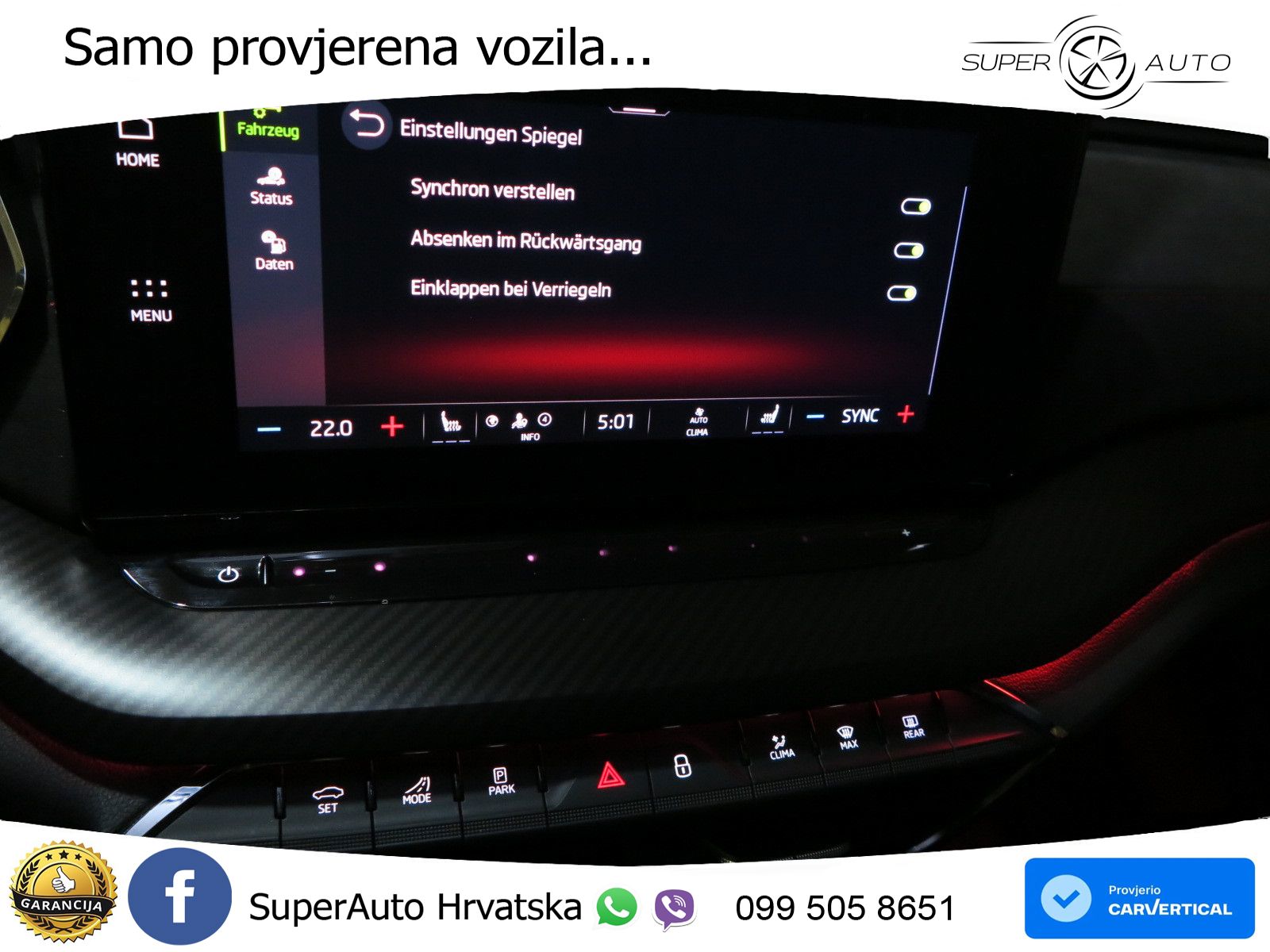 Škoda Octavia Combi RS 2.0 TDI (200 KS) 4x4 DSG LED+GR SJED+ACC