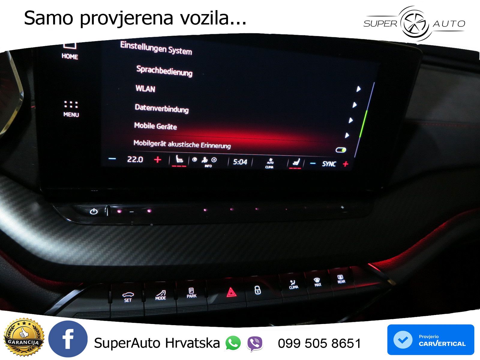 Škoda Octavia Combi RS 2.0 TDI (200 KS) 4x4 DSG LED+GR SJED+ACC