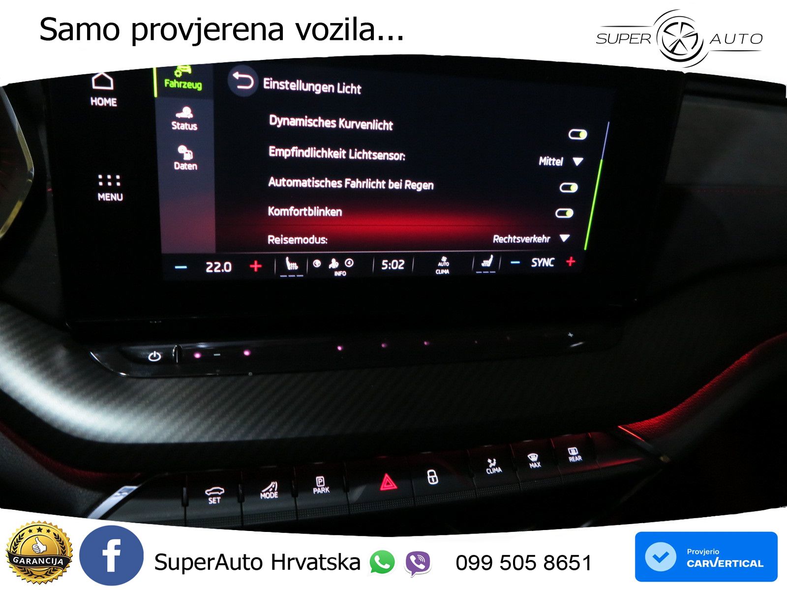 Škoda Octavia Combi RS 2.0 TDI (200 KS) 4x4 DSG LED+GR SJED+ACC