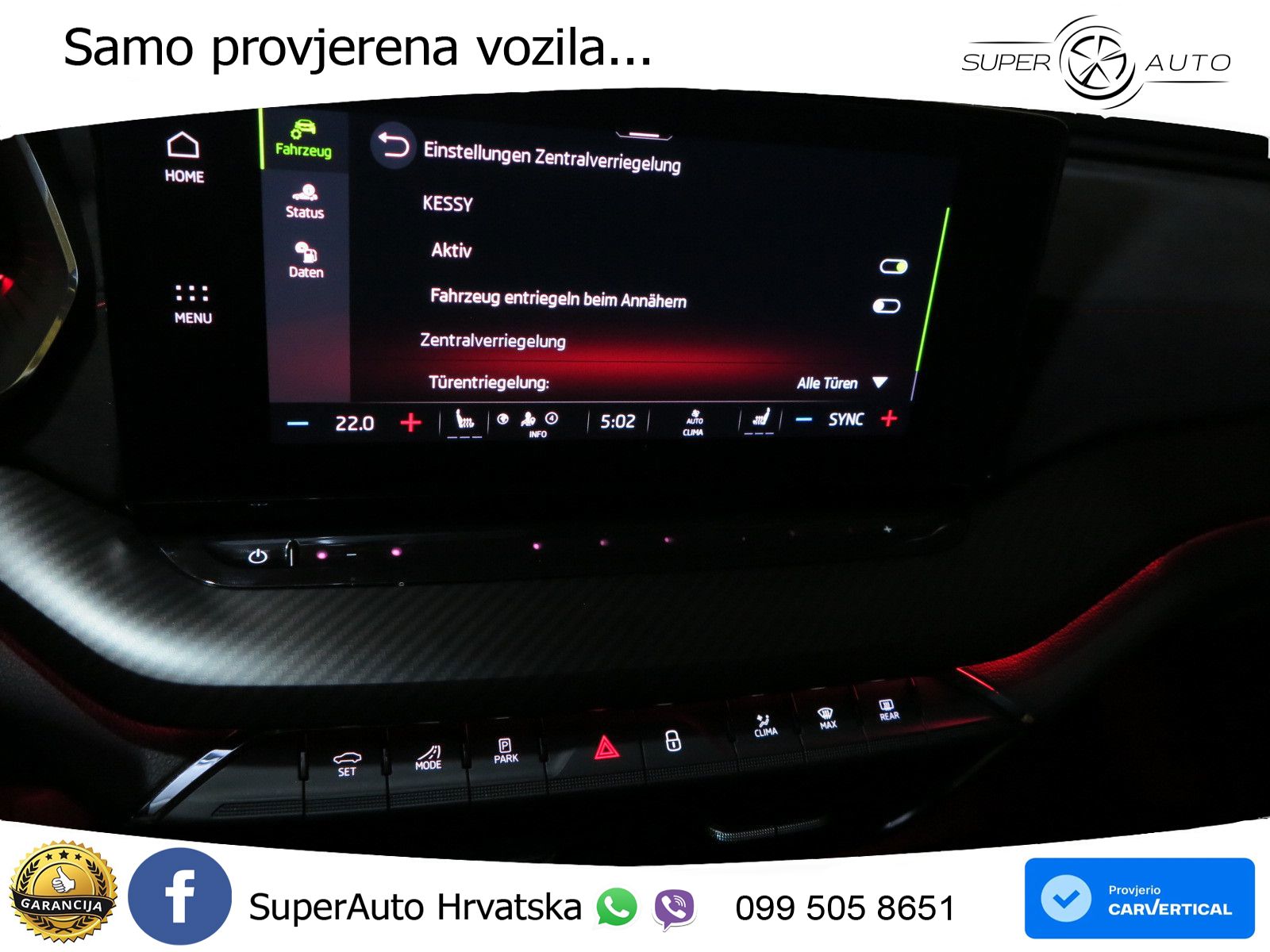 Škoda Octavia Combi RS 2.0 TDI (200 KS) 4x4 DSG LED+GR SJED+ACC