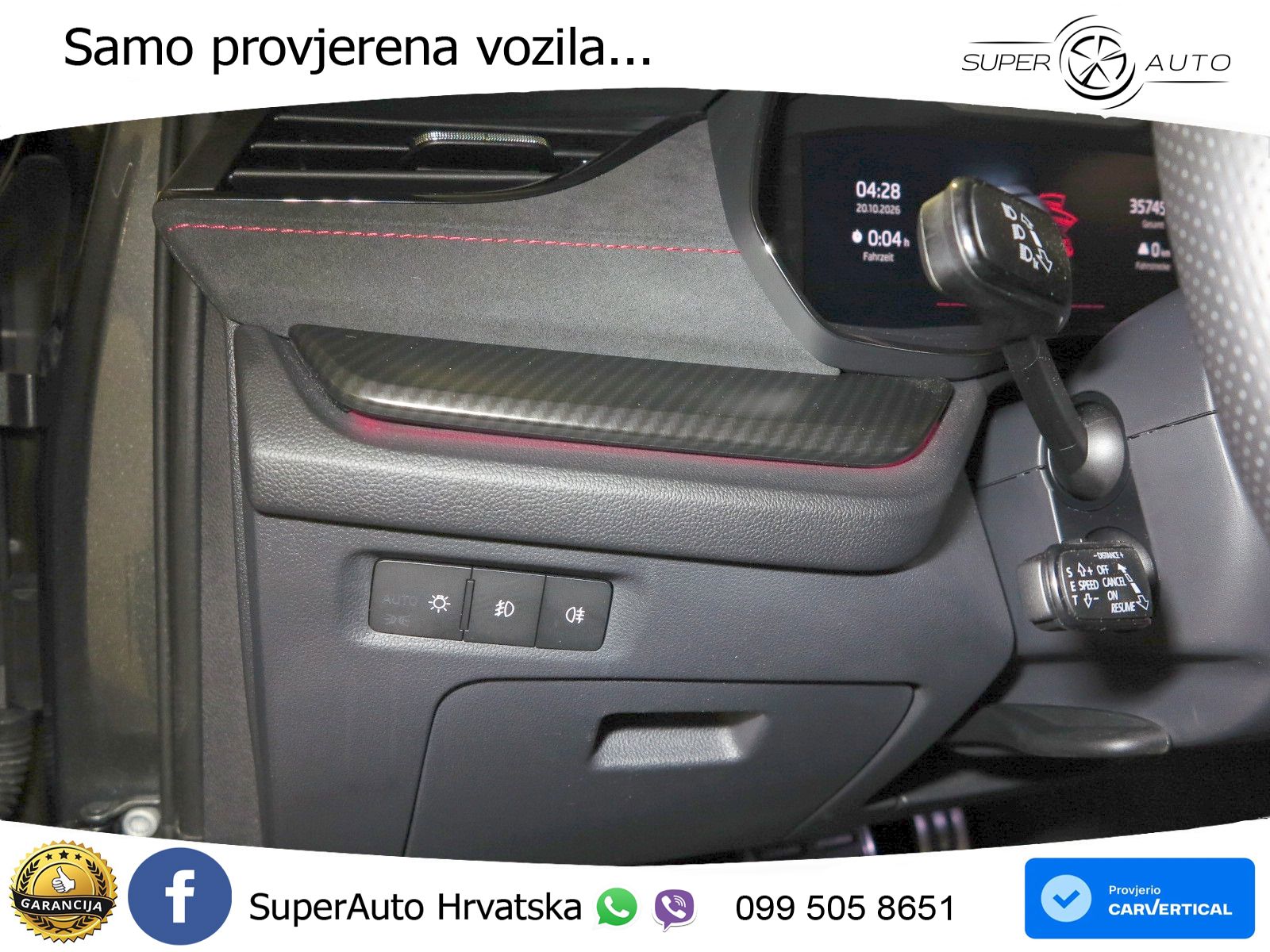 Škoda Octavia Combi RS 2.0 TDI (200 KS) 4x4 DSG LED+GR SJED+ACC