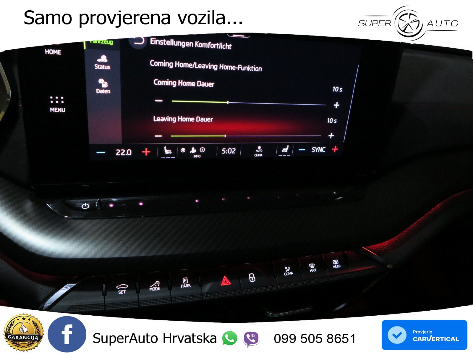 Škoda Octavia Combi RS 2.0 TDI (200 KS) 4x4 DSG LED+GR SJED+ACC