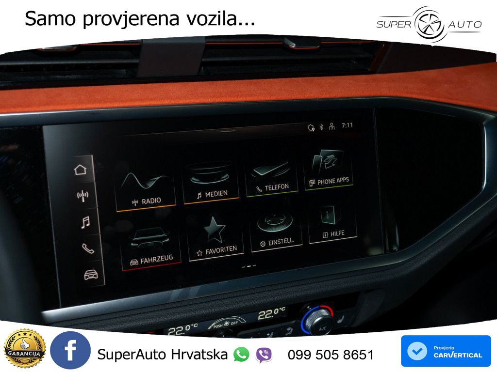 Audi Q3 Sportback 35 TDI (150 KS) S tronic S line LED+GR SJED+ACC