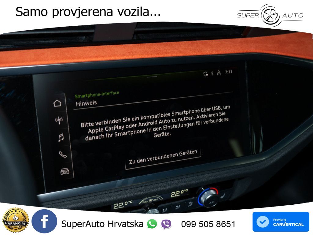 Audi Q3 Sportback 35 TDI (150 KS) S tronic S line LED+GR SJED+ACC