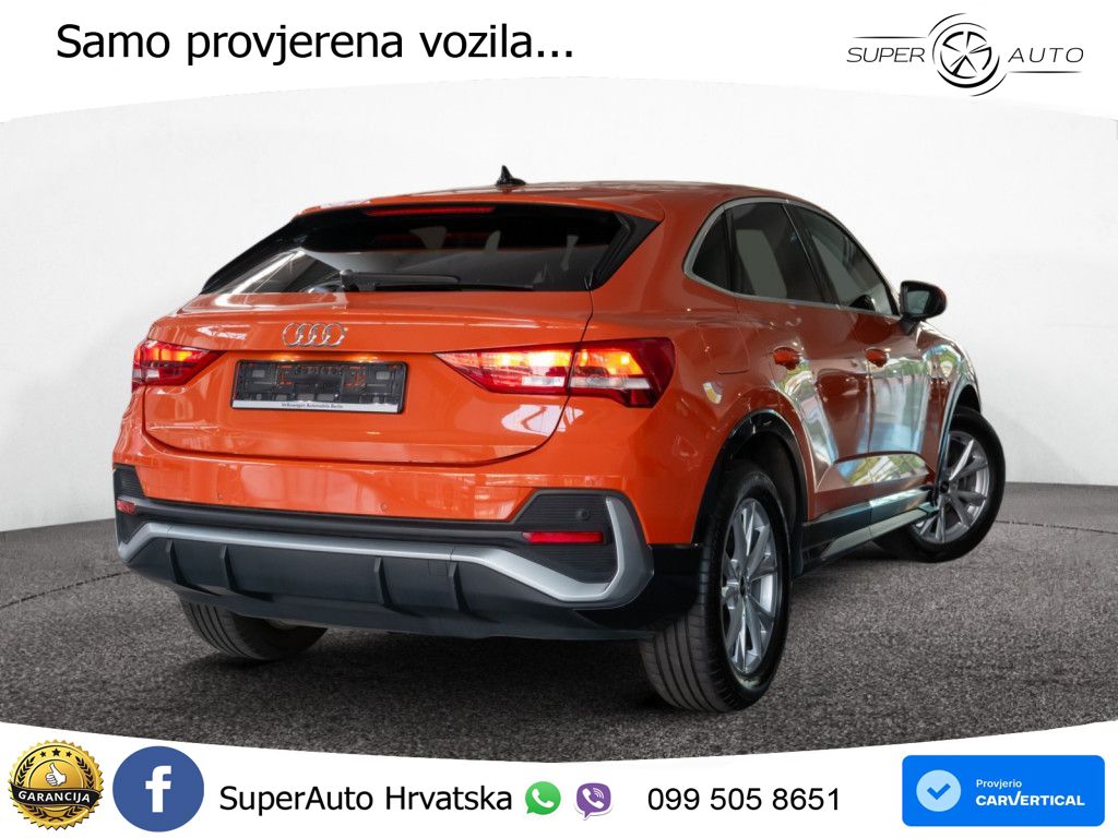 Audi Q3 Sportback 35 TDI (150 KS) S tronic S line LED+GR SJED+ACC
