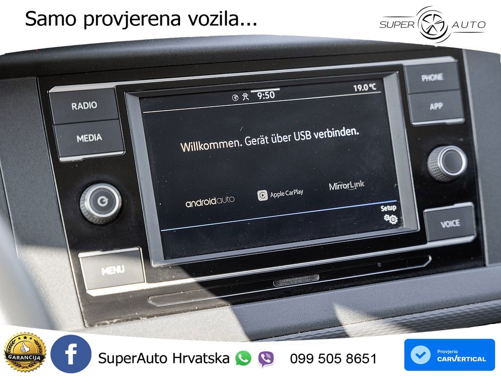Volkswagen T6.1 Transporter Kasten 2.0 TDI AHK PDC KLIMA 110 KS