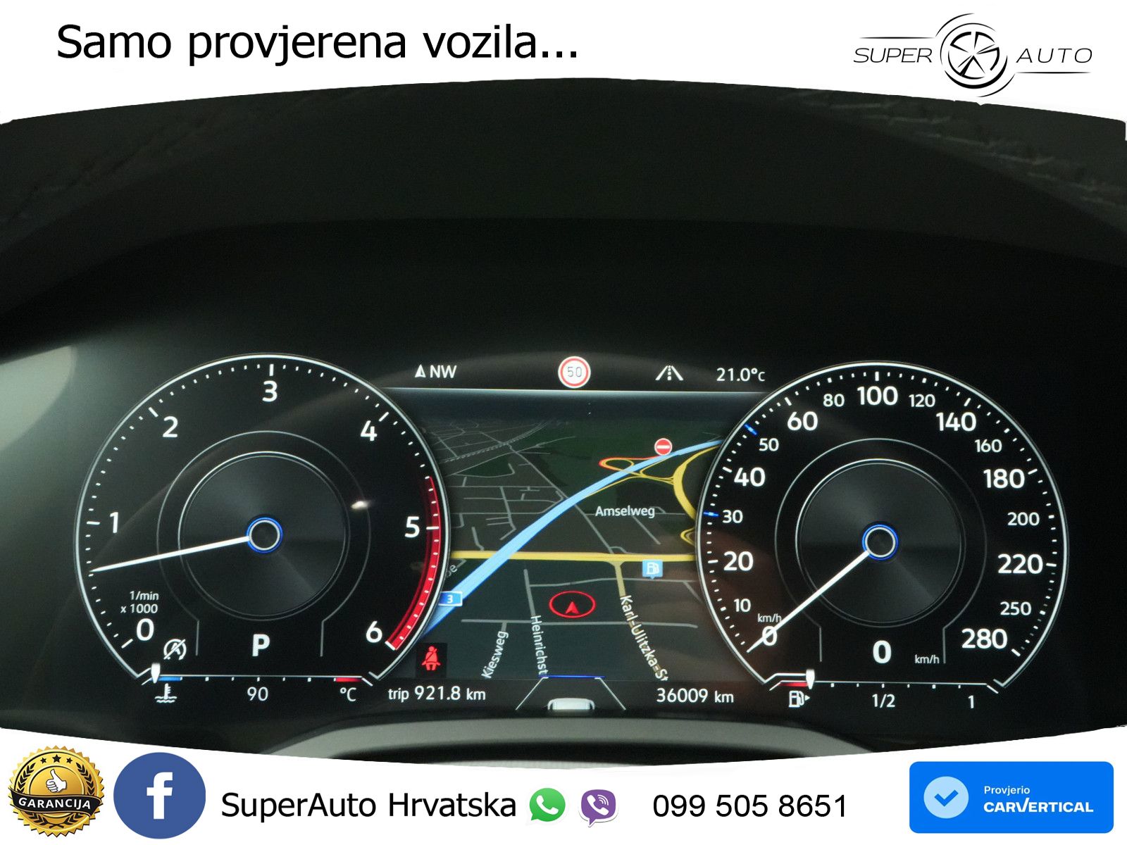 Volkswagen Touareg 3.0 V6 TDI (231 KS) 4MOTION Tiptronic R-Line ZRAČNI+ACC+GR SJED+KAM