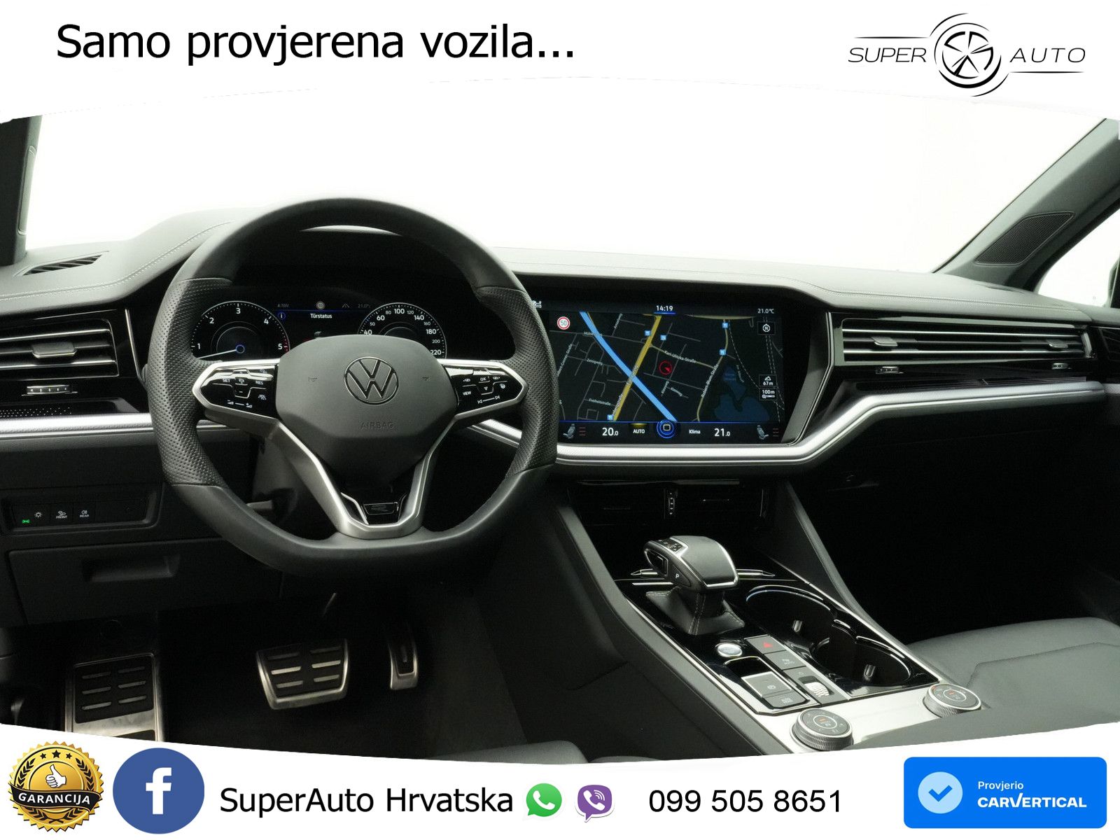 Volkswagen Touareg 3.0 V6 TDI (231 KS) 4MOTION Tiptronic R-Line ZRAČNI+ACC+GR SJED+KAM