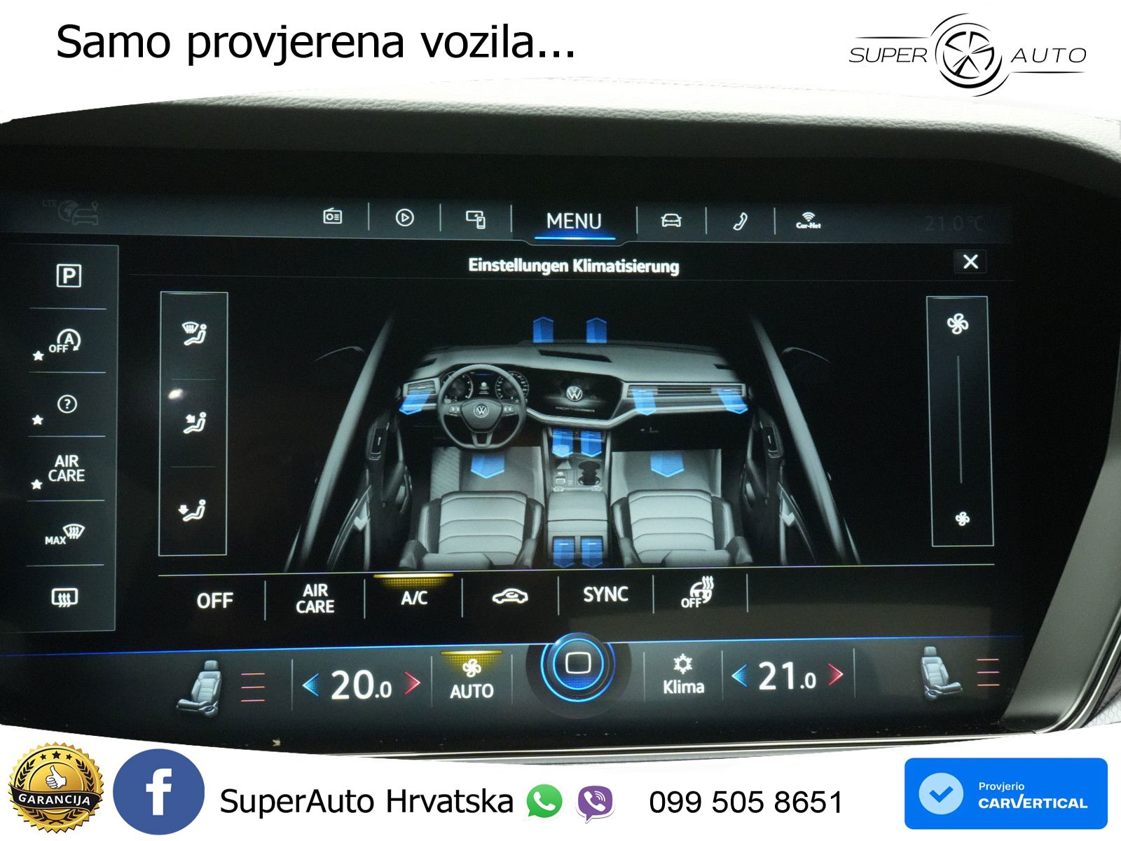 Volkswagen Touareg 3.0 V6 TDI (231 KS) 4MOTION Tiptronic R-Line ZRAČNI+ACC+GR SJED+KAM