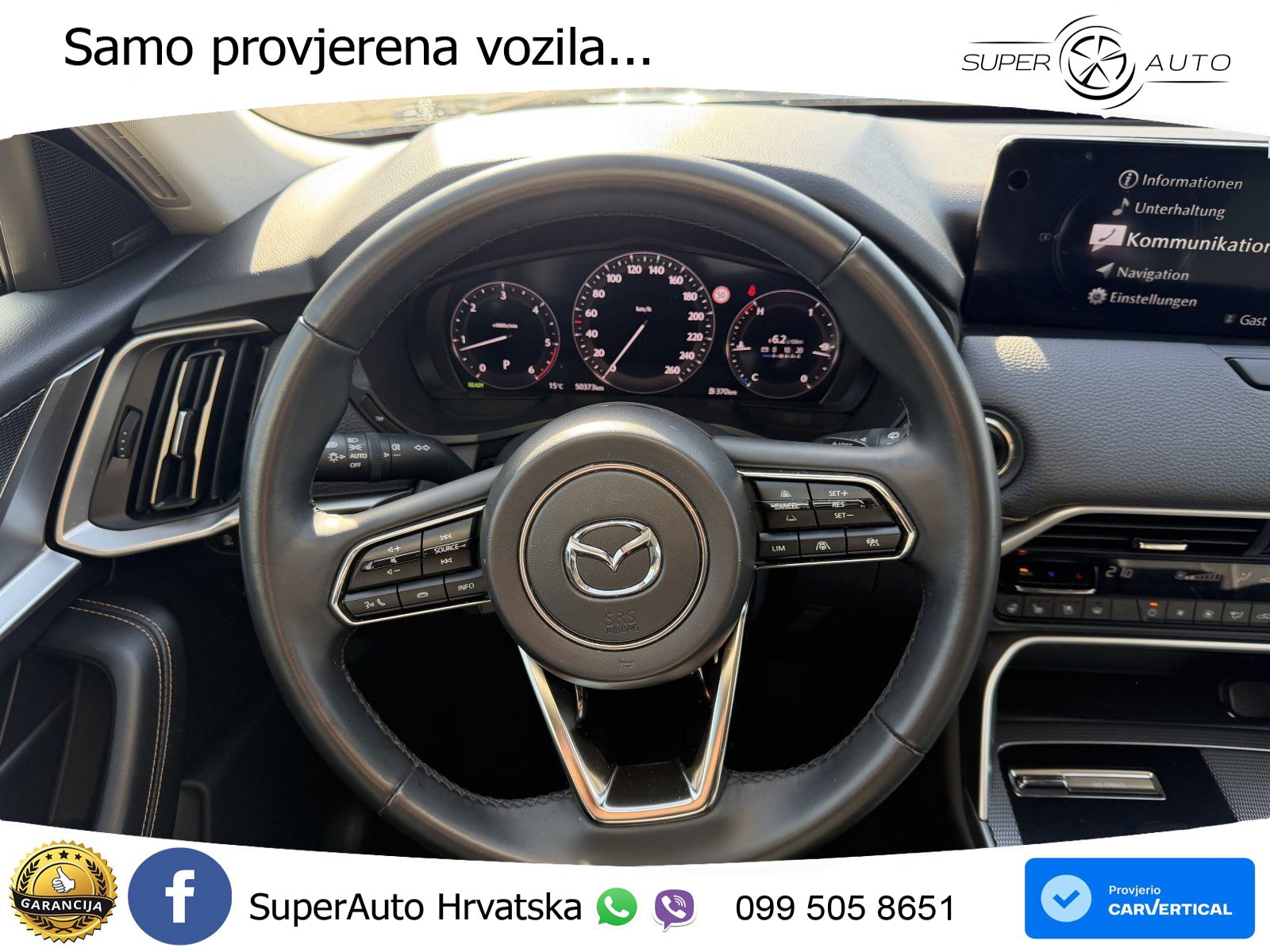 Mazda CX-60 3.3 e-Skyactiv D (254 KS) AWD Automatic ACC+HEAD+4xGR SJED+360+PANO