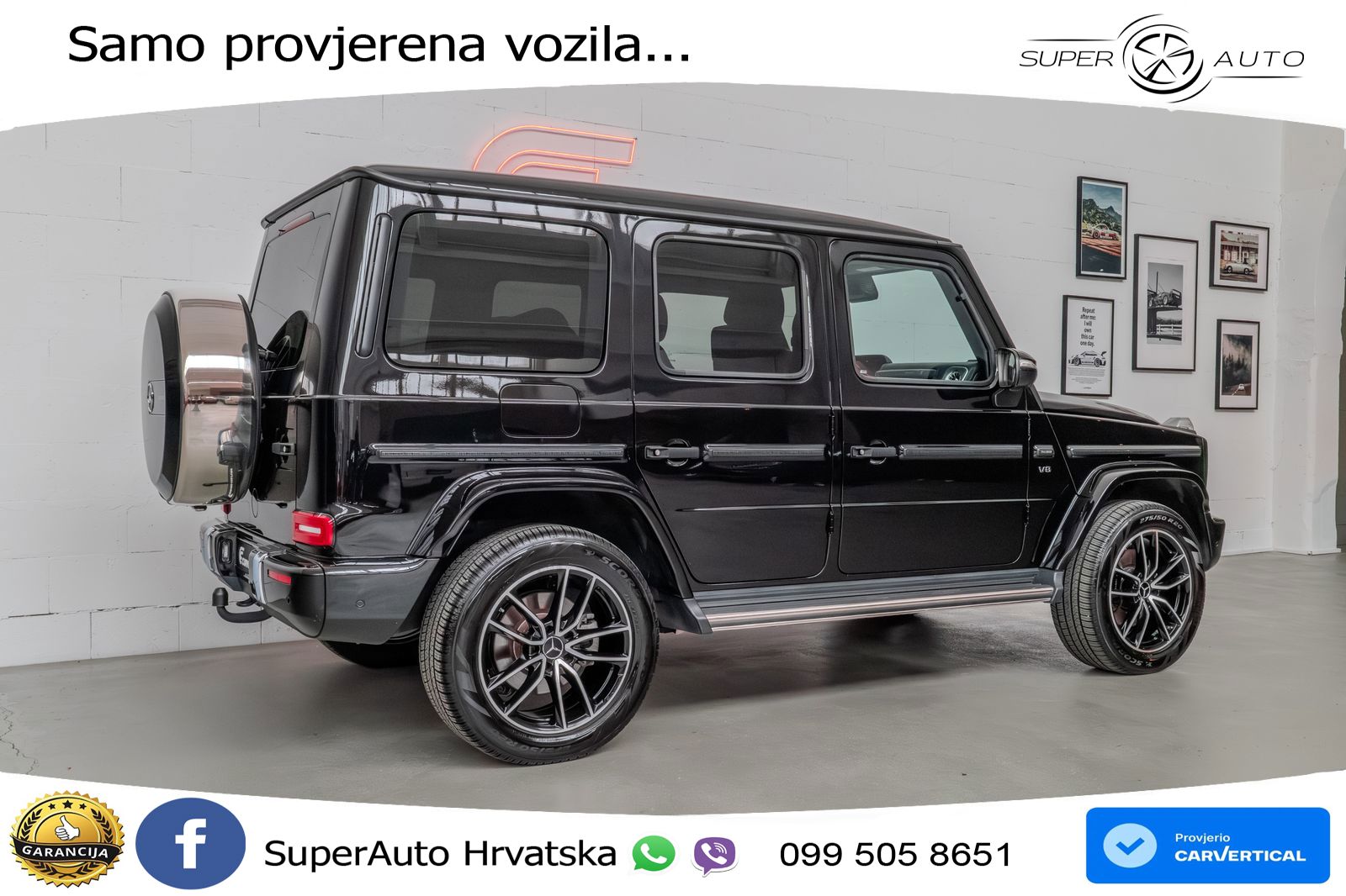Mercedes G 500 Long V8 (422 KS) 4MATIC 9G-TRONIC LED+GR SJED+ACC