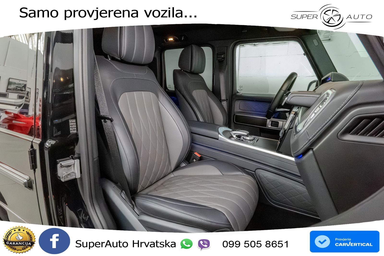 Mercedes G 500 Long V8 (422 KS) 4MATIC 9G-TRONIC LED+GR SJED+ACC