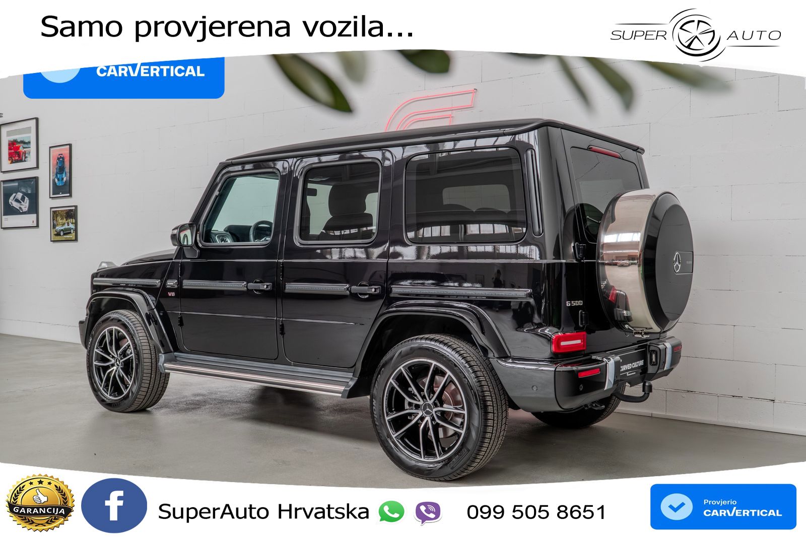 Mercedes G 500 Long V8 (422 KS) 4MATIC 9G-TRONIC LED+GR SJED+ACC