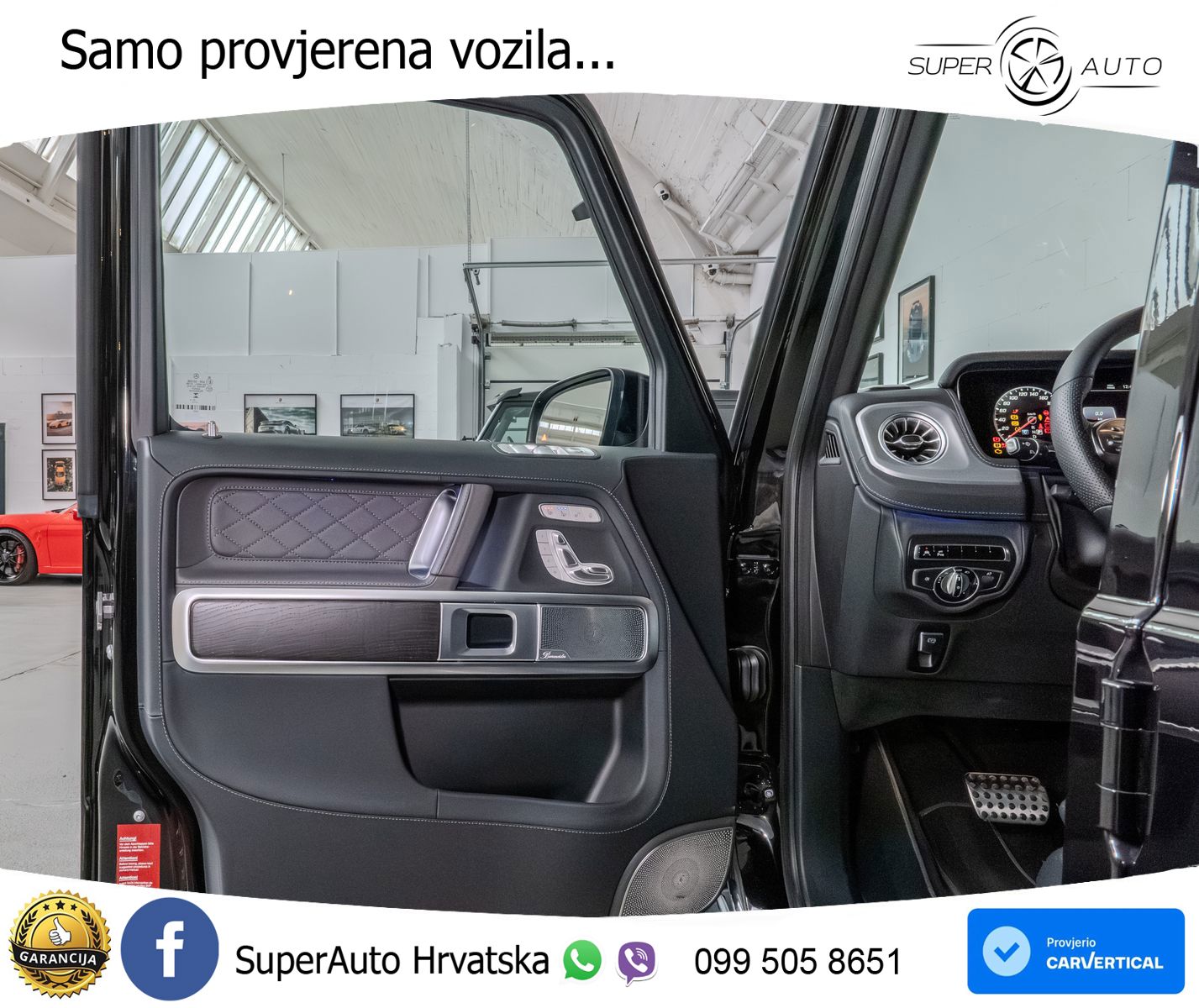 Mercedes G 500 Long V8 (422 KS) 4MATIC 9G-TRONIC LED+GR SJED+ACC