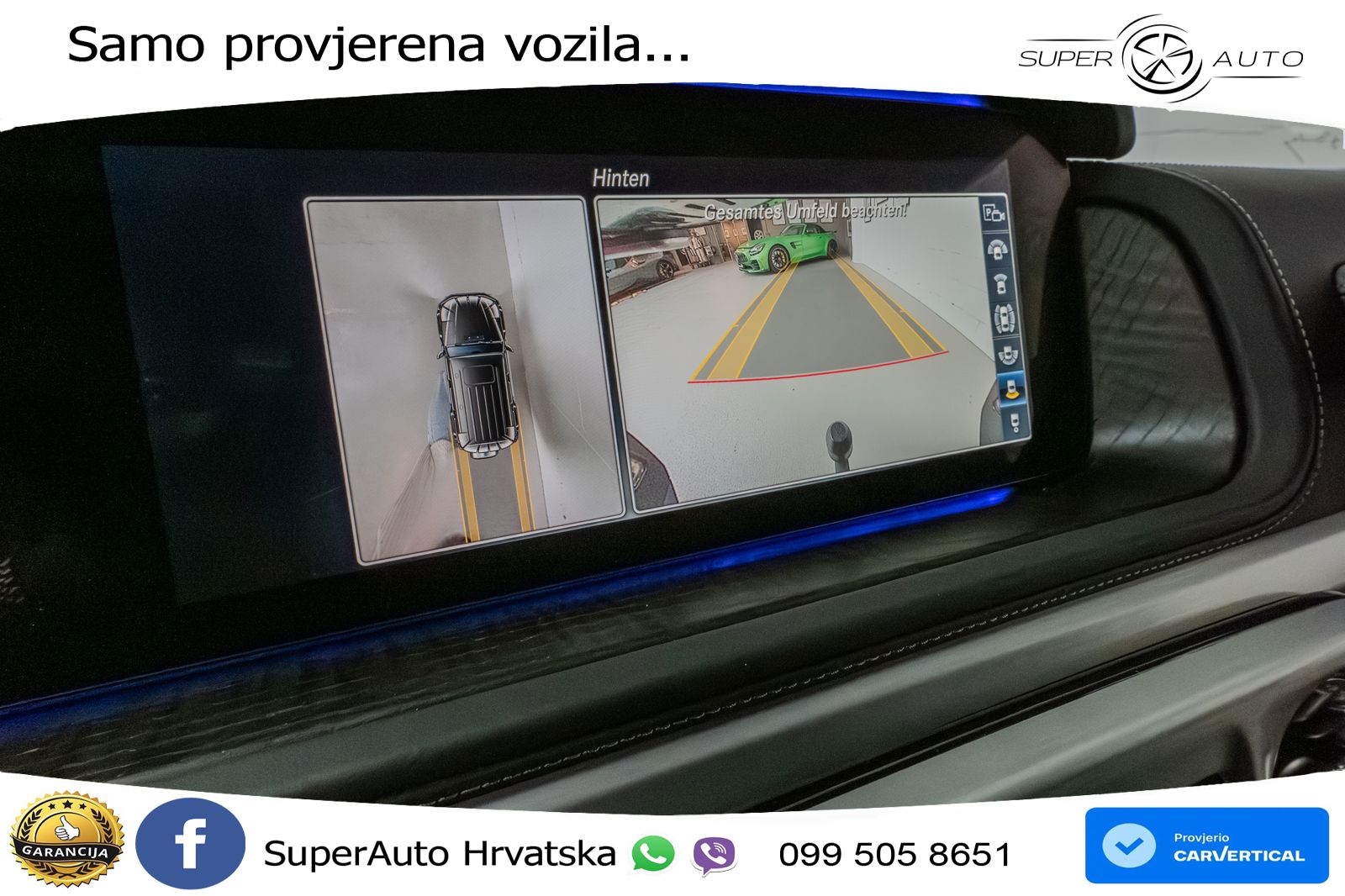 Mercedes G 500 Long V8 (422 KS) 4MATIC 9G-TRONIC LED+GR SJED+ACC