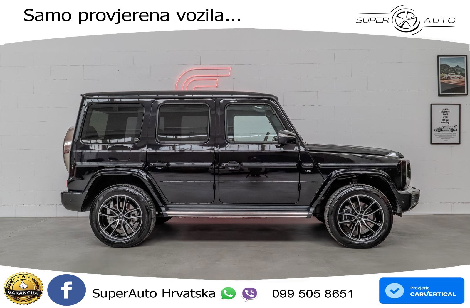 Mercedes G 500 Long V8 (422 KS) 4MATIC 9G-TRONIC LED+GR SJED+ACC