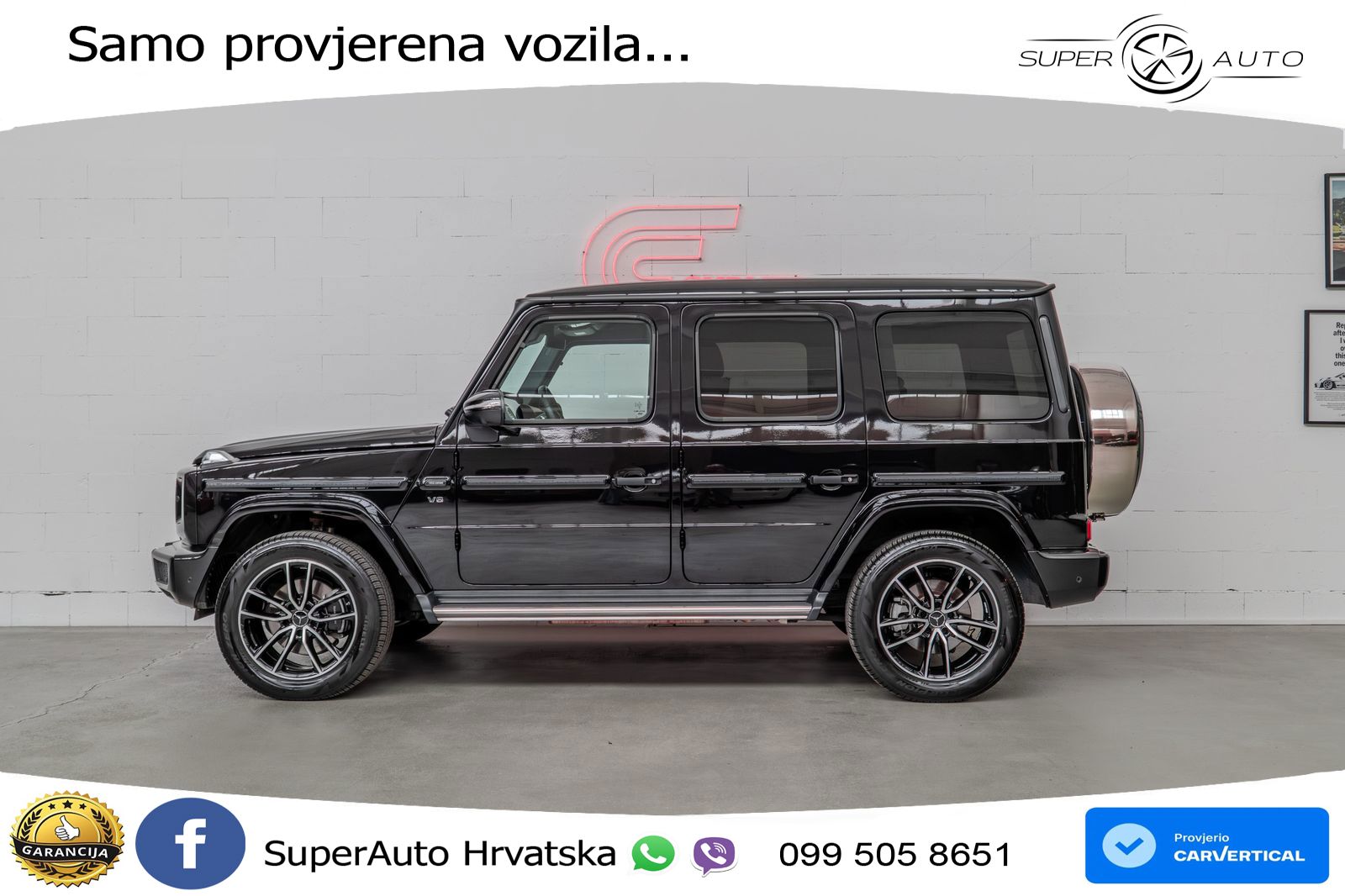 Mercedes G 500 Long V8 (422 KS) 4MATIC 9G-TRONIC LED+GR SJED+ACC