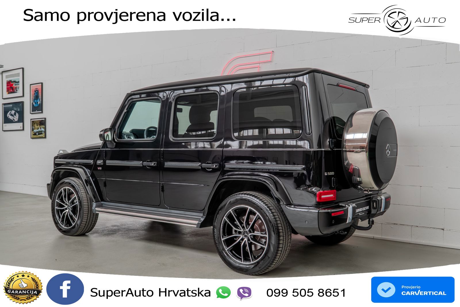 Mercedes G 500 Long V8 (422 KS) 4MATIC 9G-TRONIC LED+GR SJED+ACC