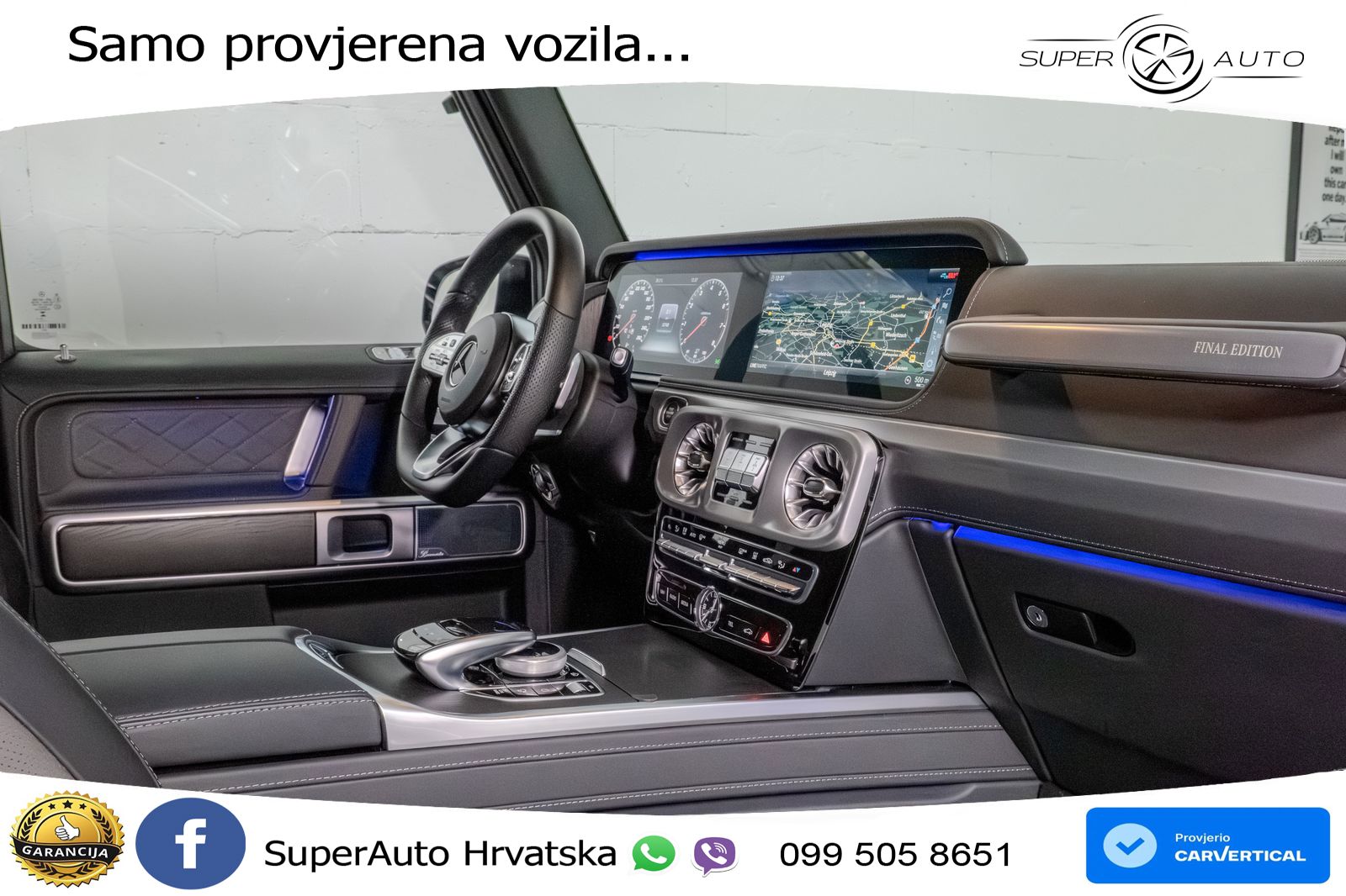 Mercedes G 500 Long V8 (422 KS) 4MATIC 9G-TRONIC LED+GR SJED+ACC