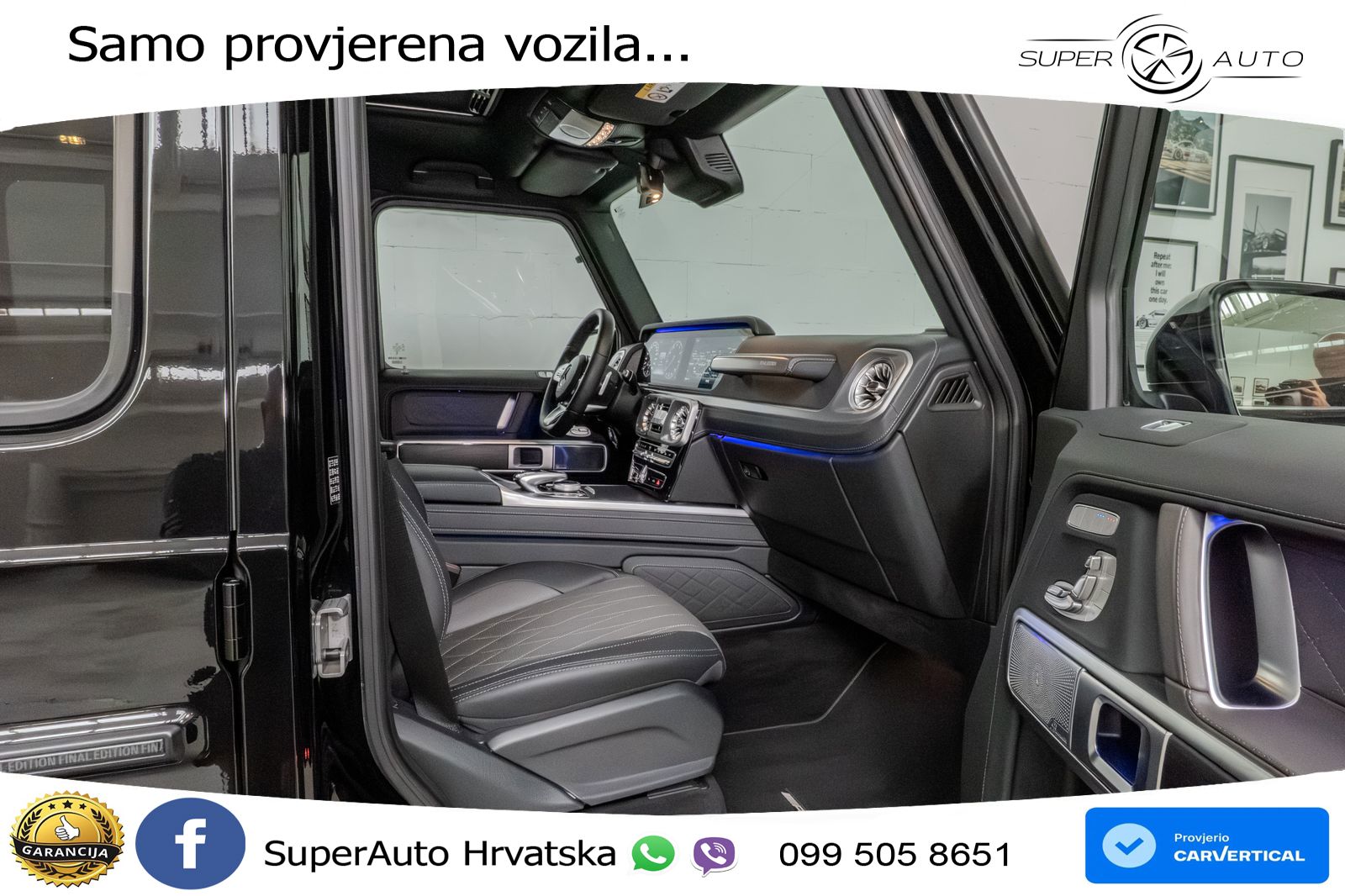 Mercedes G 500 Long V8 (422 KS) 4MATIC 9G-TRONIC LED+GR SJED+ACC