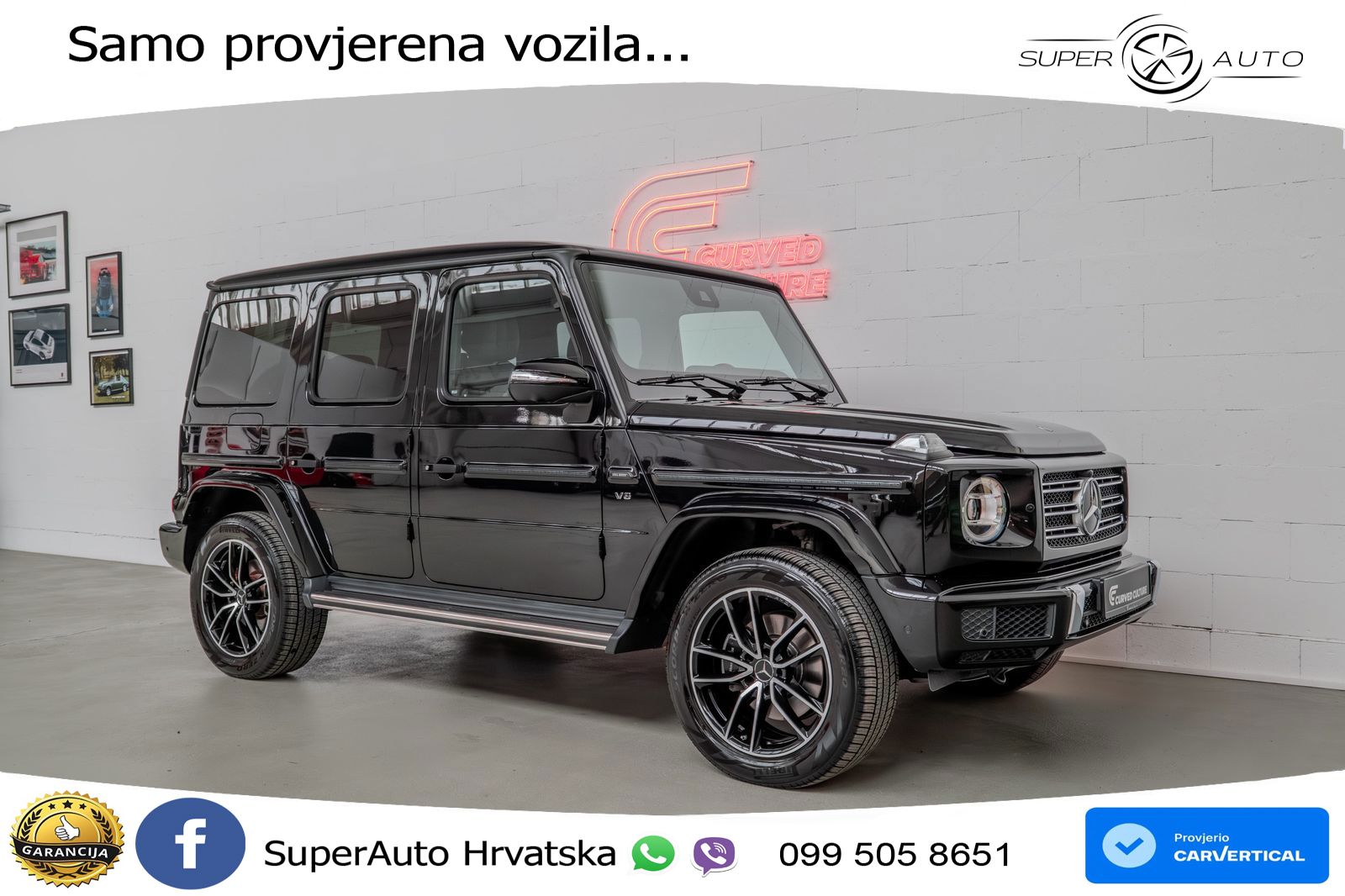 Mercedes G 500 Long V8 (422 KS) 4MATIC 9G-TRONIC LED+GR SJED+ACC