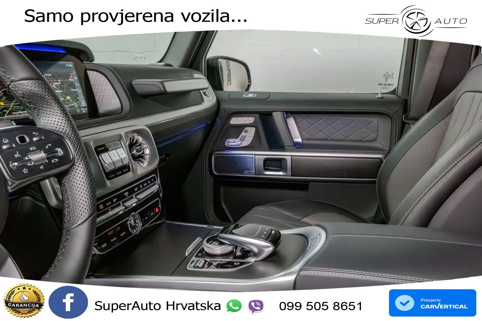 Mercedes G 500 Long V8 (422 KS) 4MATIC 9G-TRONIC LED+GR SJED+ACC