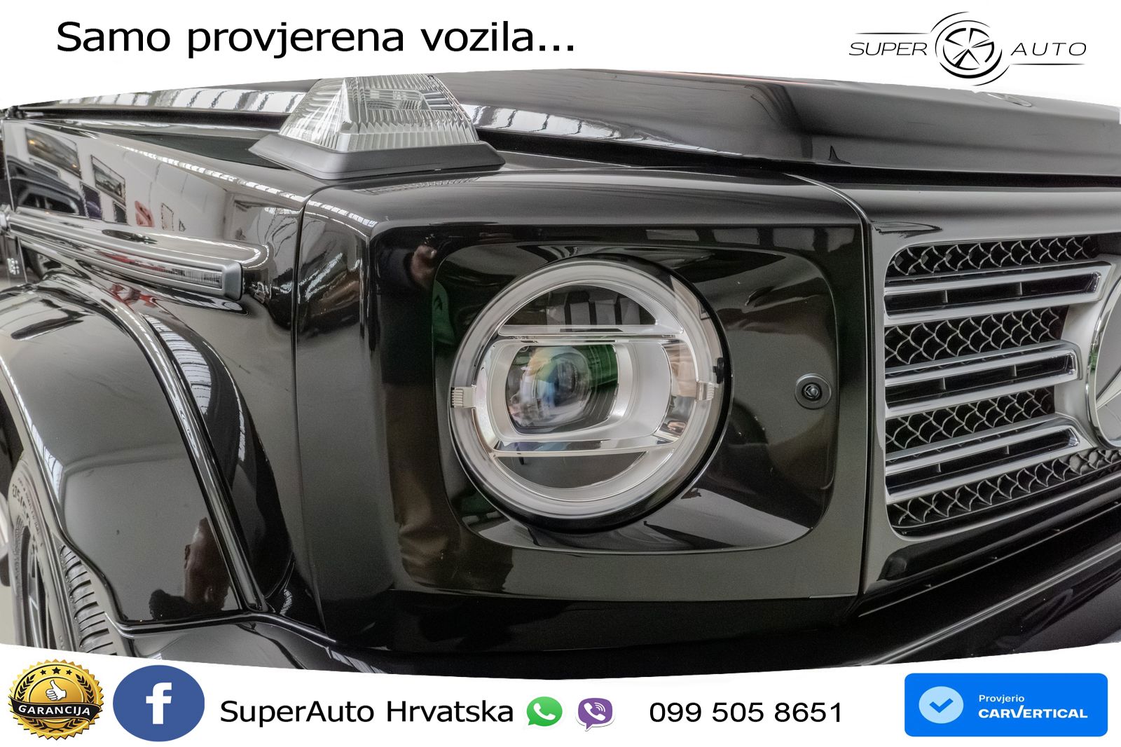 Mercedes G 500 Long V8 (422 KS) 4MATIC 9G-TRONIC LED+GR SJED+ACC