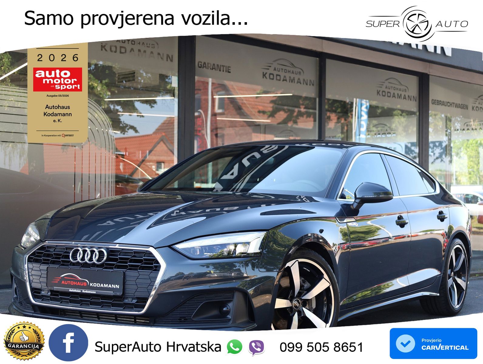 Audi A5 Sportback  40 TFSI (204 KS) S tronic S line MATRIX+GR SJED+KAM