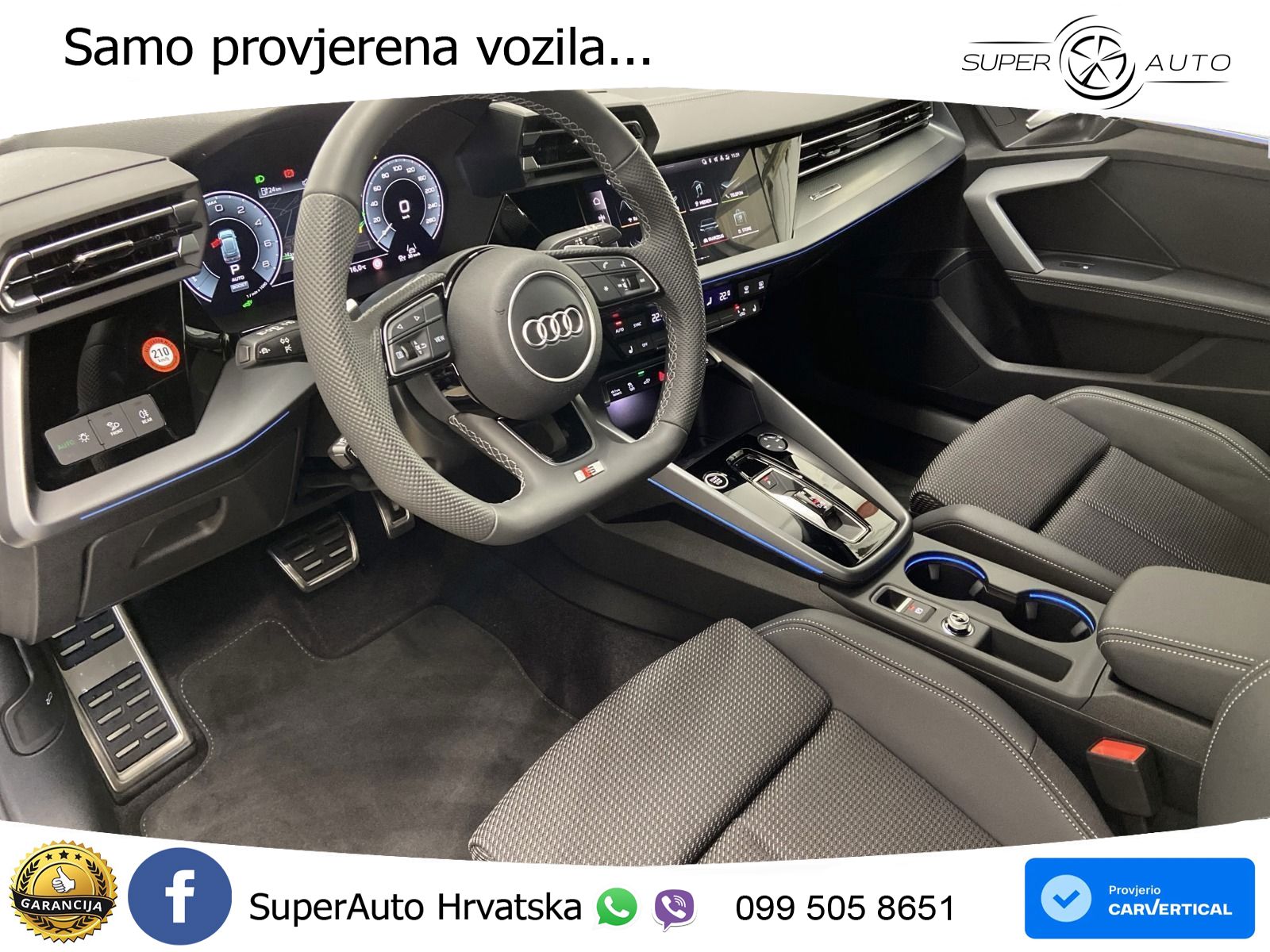 Audi A3 Sportback 40 TFSI e (204 KS) Plug-in Hybrid S tronic S line LED+GR SJED+ACC