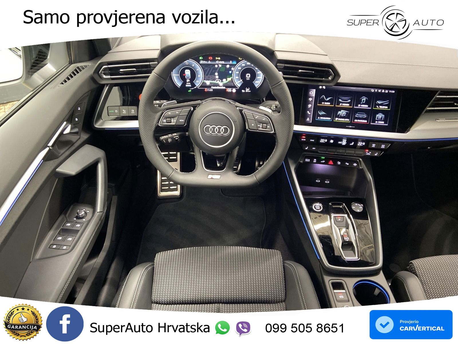 Audi A3 Sportback 40 TFSI e (204 KS) Plug-in Hybrid S tronic S line LED+GR SJED+ACC