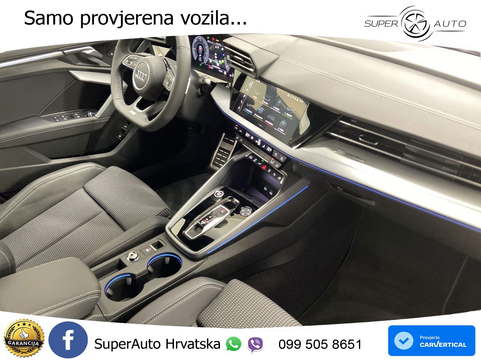 Audi A3 Sportback 40 TFSI e (204 KS) Plug-in Hybrid S tronic S line LED+GR SJED+ACC