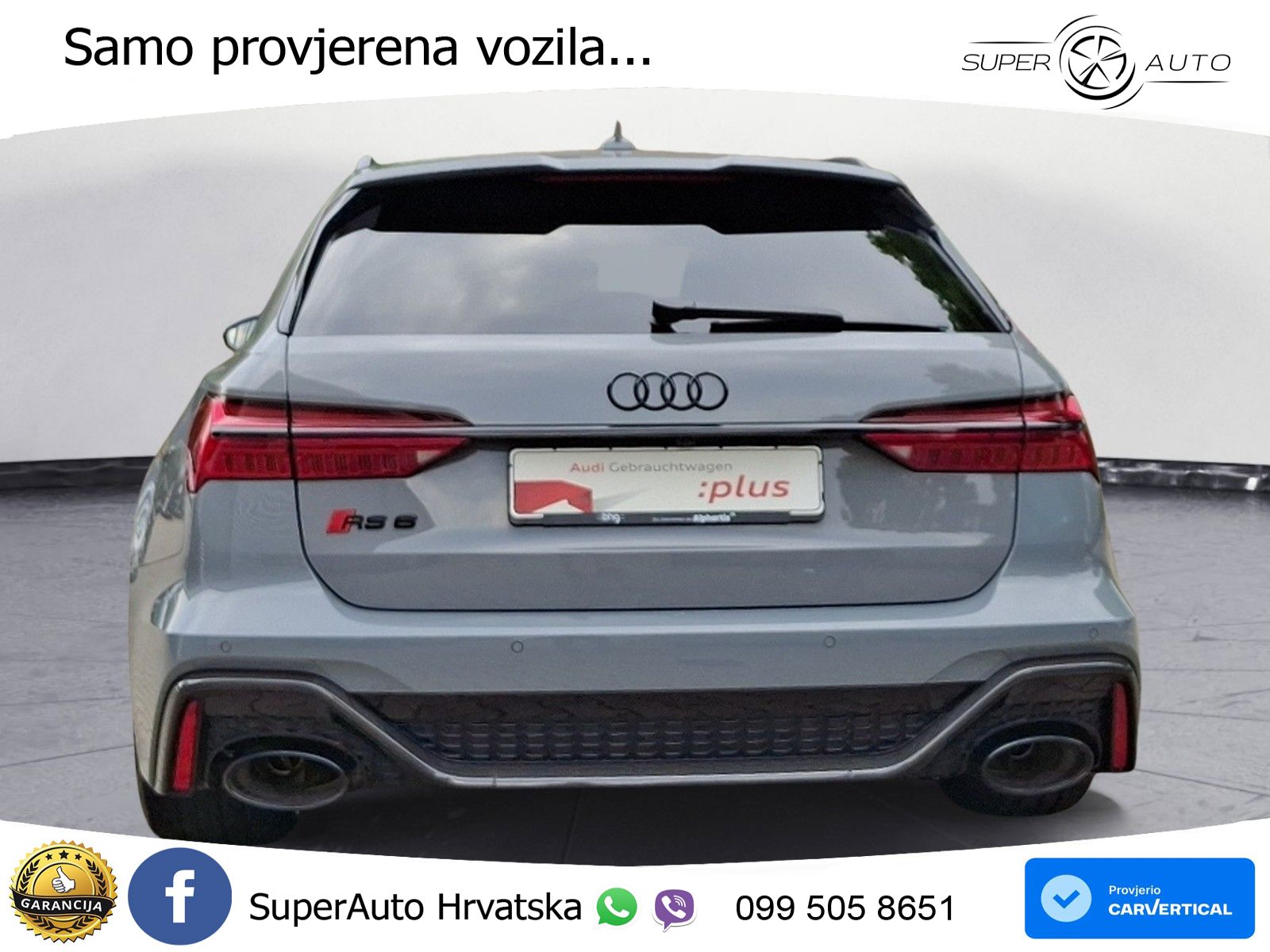 Audi RS6 Avant 4.0 TFSI V8 (600 KS) quattro Tiptronic LED+GR SJED+ACC