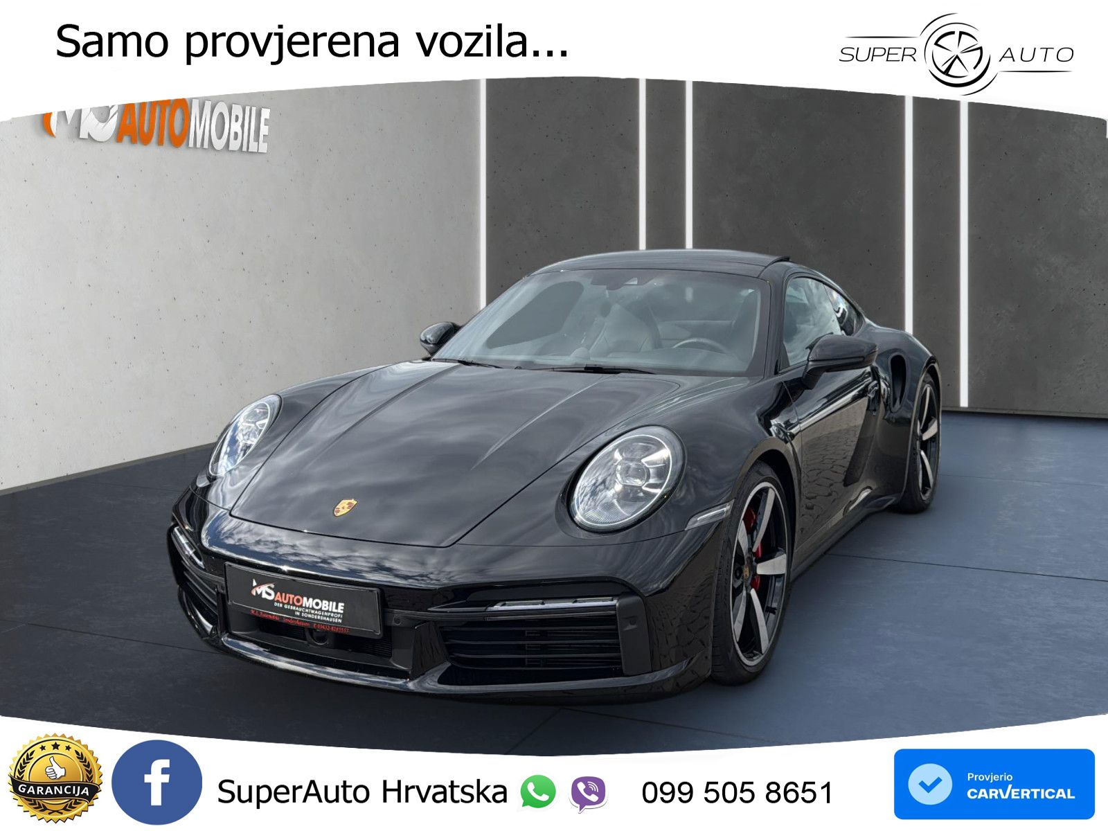 Porsche 911 Turbo 3.8 (580 KS) PDK ZRAČNI+ACC+GR SJED+KAM+PANO