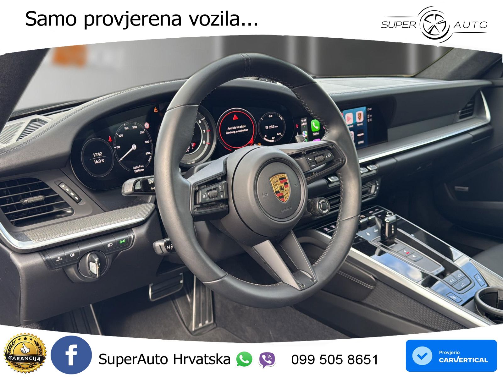 Porsche 911 Turbo 3.8 (580 KS) PDK ZRAČNI+ACC+GR SJED+KAM+PANO