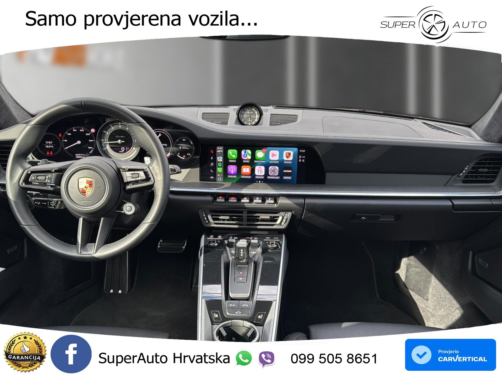 Porsche 911 Turbo 3.8 (580 KS) PDK ZRAČNI+ACC+GR SJED+KAM+PANO