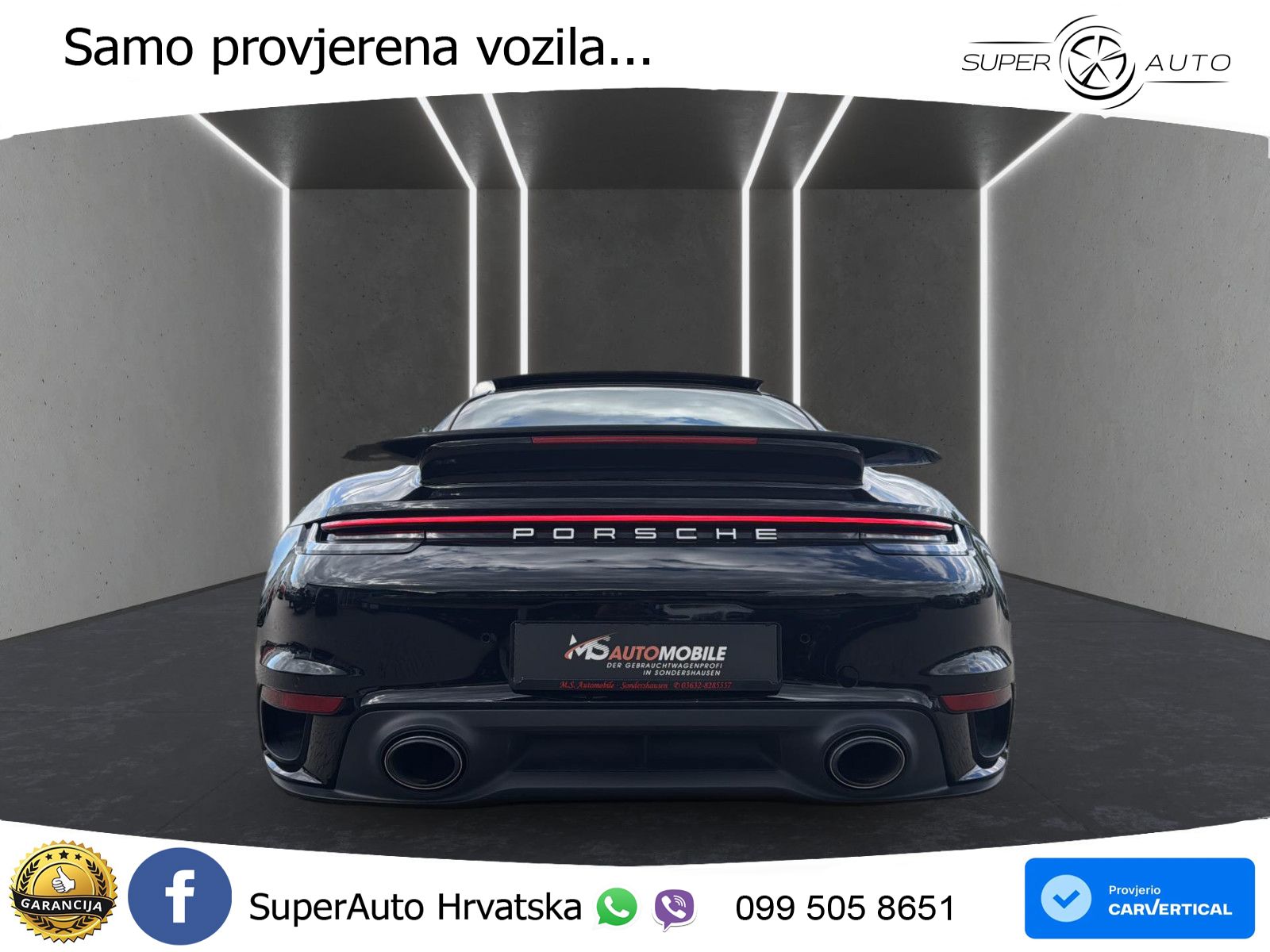 Porsche 911 Turbo 3.8 (580 KS) PDK ZRAČNI+ACC+GR SJED+KAM+PANO