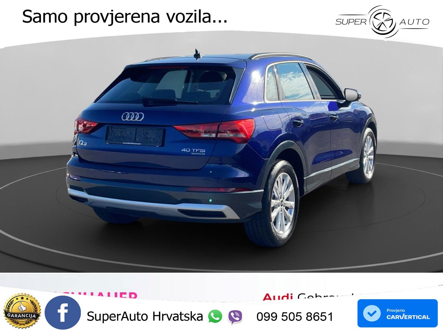 Audi Q3 40 TFSI (190 KS) quattro S tronic advanced