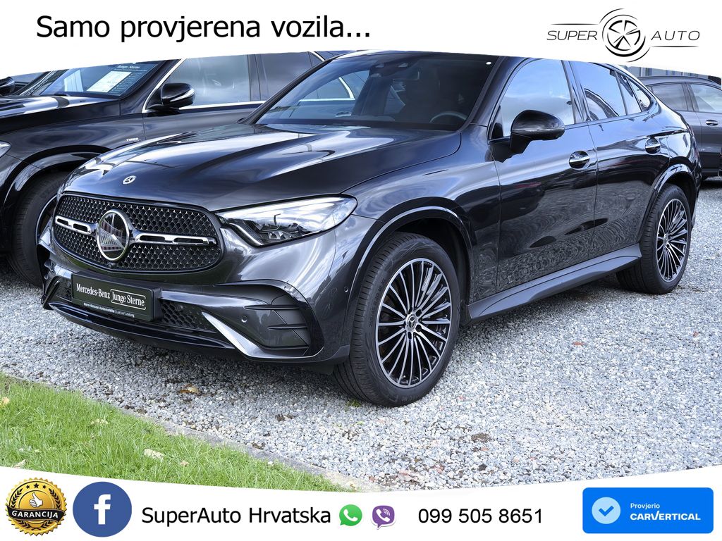 Mercedes GLC Coupe 450d (367 KS) 4MATIC 9G-TRONIC AMG ZRAČNI+ACC+GR SJED+360+PANO