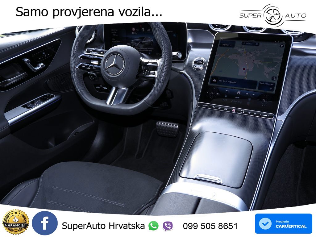 Mercedes GLC Coupe 450d (367 KS) 4MATIC 9G-TRONIC AMG ZRAČNI+ACC+GR SJED+360+PANO