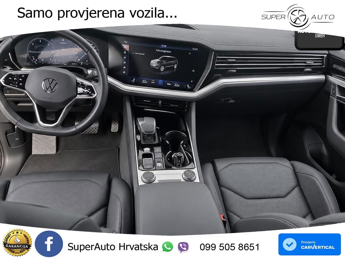Volkswagen Touareg 3.0 V6 TDI (231 KS) 4MOTION Tiptronic ZRAČNI+ACC+4xGR SJED+KAM