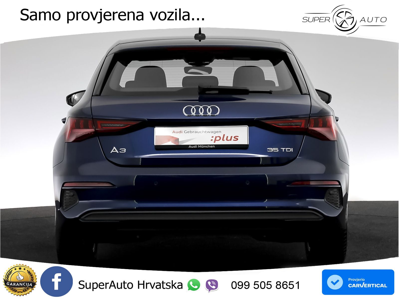 Audi A3 35 TDI (150 KS) S tronic