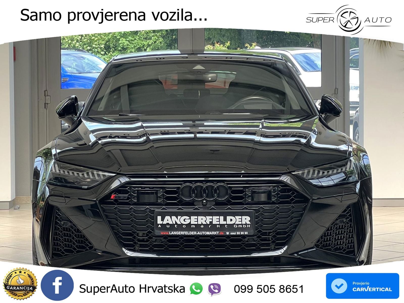 Audi RS7 4.0 TFSI V8 (600 KS) quattro tiptronic LED+GR SJED+ACC