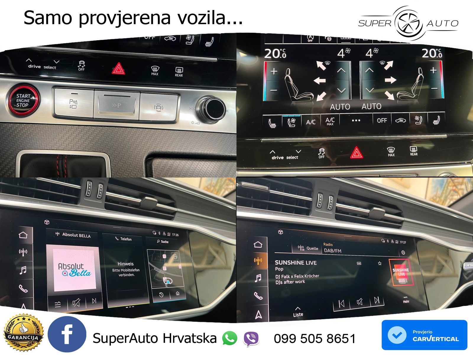 Audi RS7 4.0 TFSI V8 (600 KS) quattro tiptronic LED+GR SJED+ACC