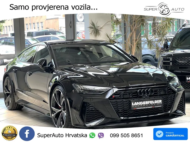Audi RS7 4.0 TFSI V8 (600 KS) quattro tiptronic LED+GR SJED+ACC