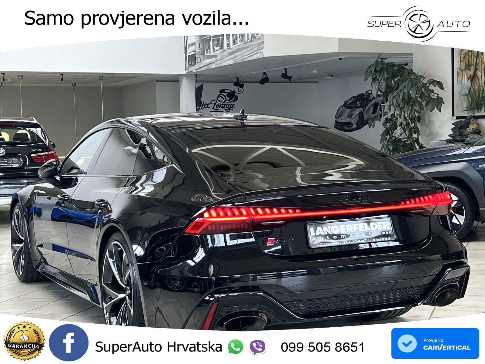 Audi RS7 4.0 TFSI V8 (600 KS) quattro tiptronic LED+GR SJED+ACC