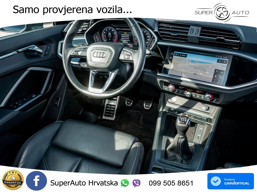 Audi Q3 35 TFSI (150 KS) S line LED+GR SJED+ACC