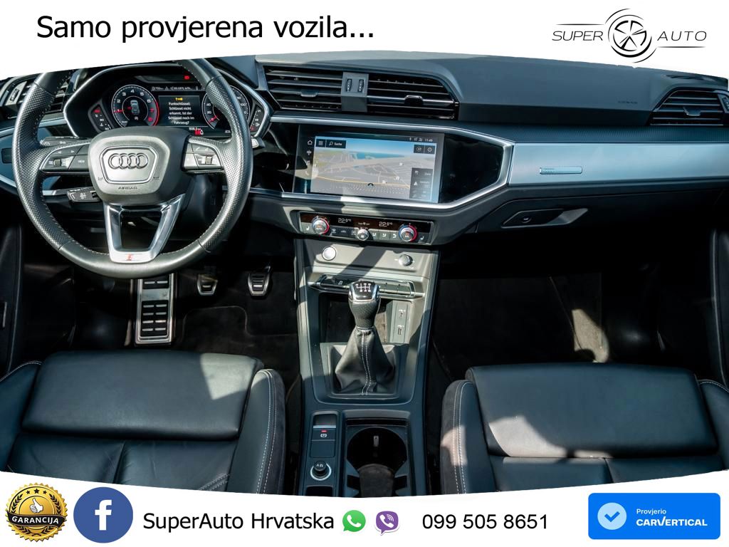 Audi Q3 35 TFSI (150 KS) S line LED+GR SJED+ACC