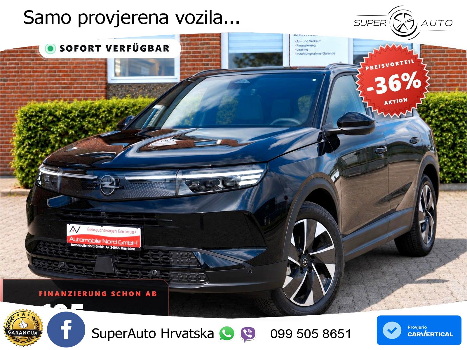 Opel Grandland 1.2 Turbo (145 KS) Hybrid eDCT GS LED+GR SJED+ACC